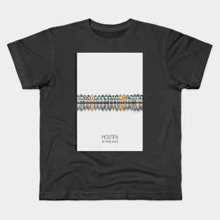 Colorful houses in Houten, Netherlands Kids T-Shirt